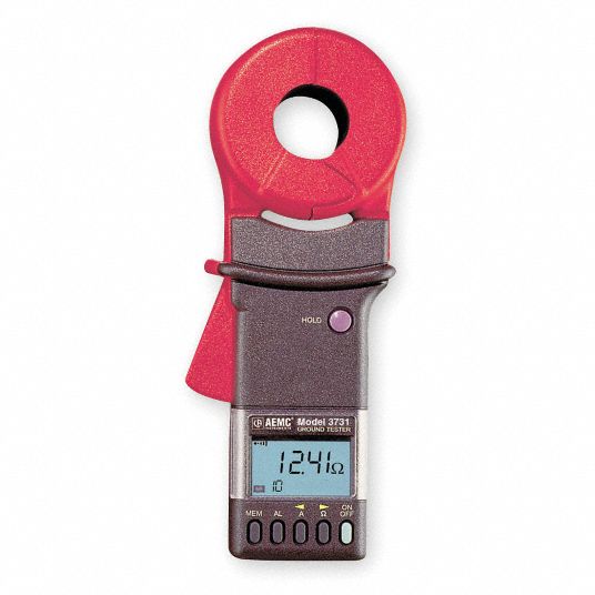 AEMC INSTRUMENTS Clamp On Earth Resistance Tester, 0.100 to 1200 ohm