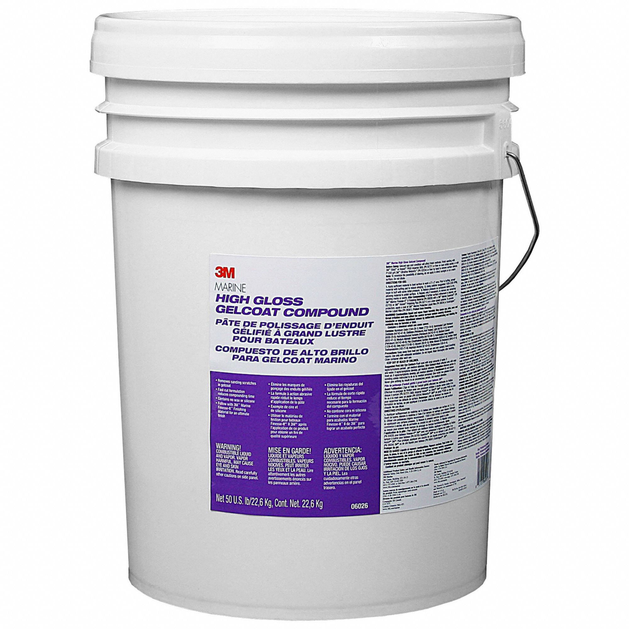 Marine High Gloss Gelcoat Compound Compound