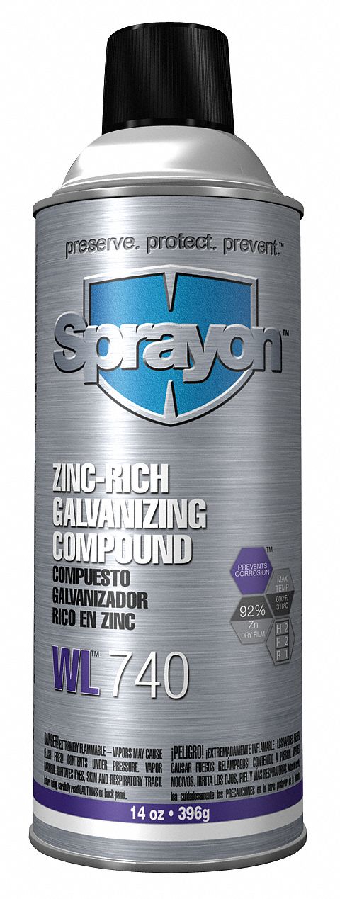 Tru-Galv® Silver Galvanizing Compound, Bulk Paint, 8 Oz. Can