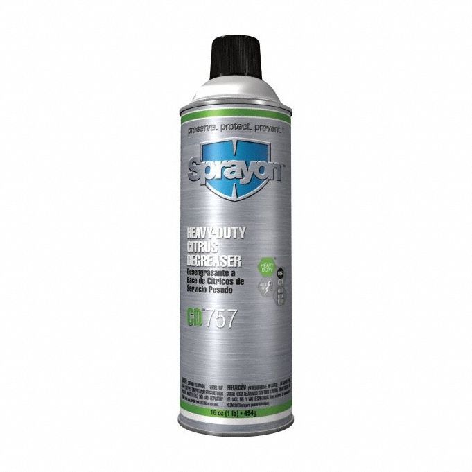 SPRAYON, CitrusBased Solvent, Aerosol Spray Can, Degreaser 6KHF1