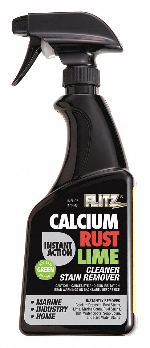 Calcium, Lime and Rust Remover: Trigger Spray Bottle, Ready to Use
