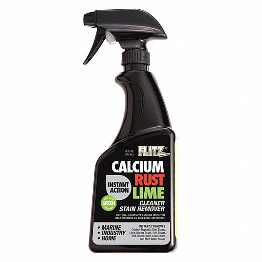 Calcium, Lime and Rust Remover: Trigger Spray Bottle, Ready to Use