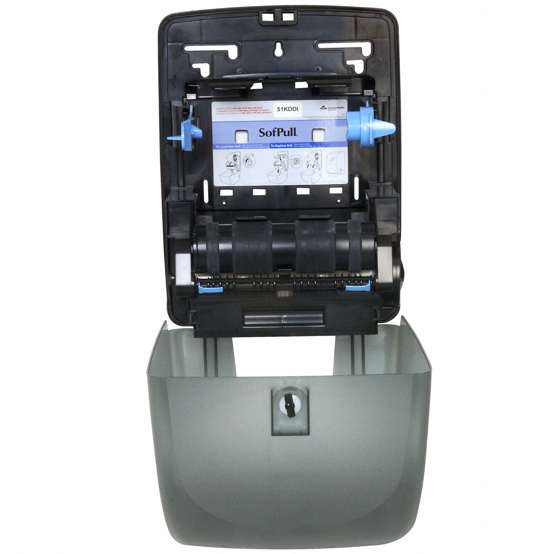 GEORGIA-PACIFIC Paper Towel Dispenser, SofPull®, (1) Roll w/Stub Roll