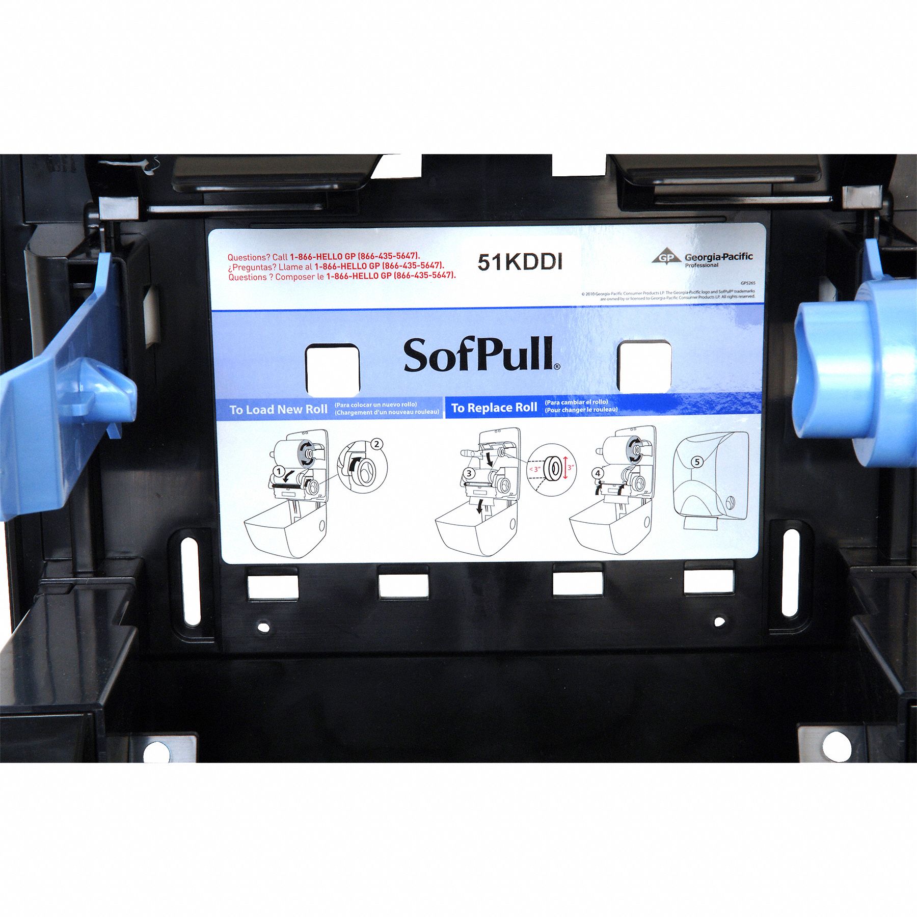 Paper Towel Dispenser, SofPull®, (1) Roll w/Stub Roll