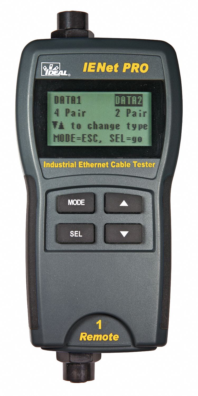 Cable Tester, RJ45, For Use With Industrial RJ45, RJ11 and