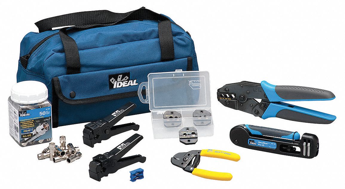 INSTALLER KIT, RF/COAX,CRIMP/COMPRE