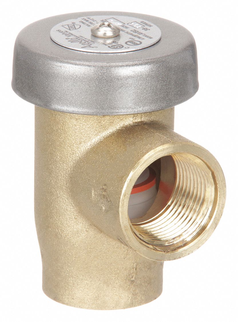 VACUUM BREAKER, ¾ IN, FNPT THREAD, BRASS, 125 PSI