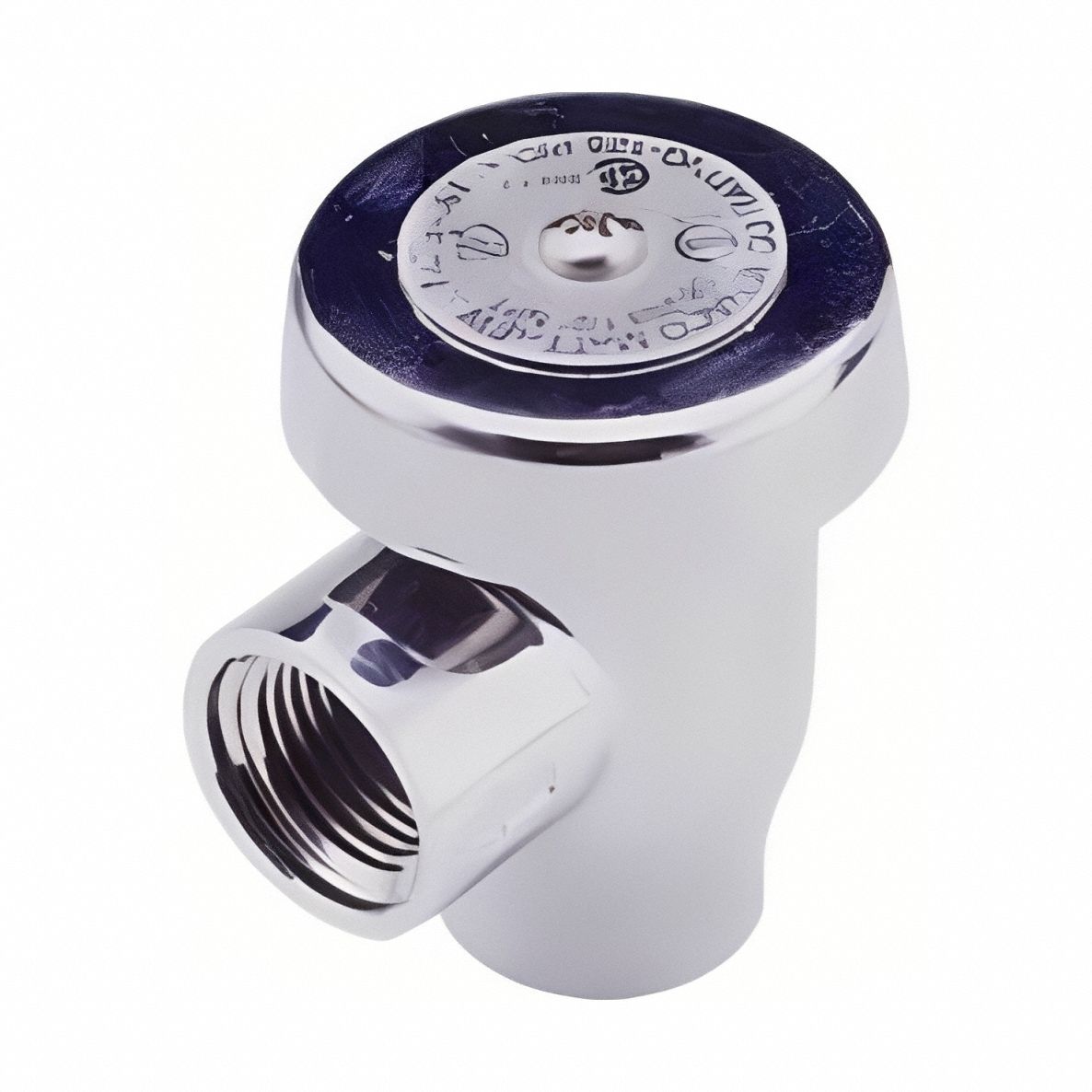 Vacuum Breaker: FNPT x FNPT, 3/4 in Pipe Size, Polished Chrome, For Water Media, Brass, NPT