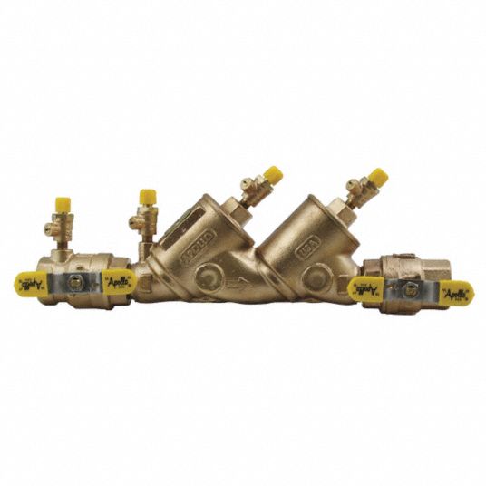 Apollo Backflow Preventer Apollo 4a 100 Series Fnpt Connection 6kk11 4a105t2f Grainger