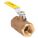 MANUAL TWO-WAY BALL VALVE: ¾ IN, BRONZE, STRAIGHT, FNPT X FNPT, 600 PSI MAX