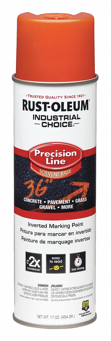 LINE MARKING PAINT,17 OZ, ALERT ORANGE