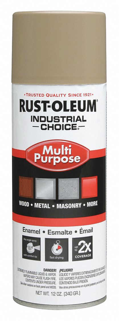 Rust-Oleum - Enamel Spray Paint: Beige, Gloss, 16 oz - 03688793 - MSC  Industrial Supply