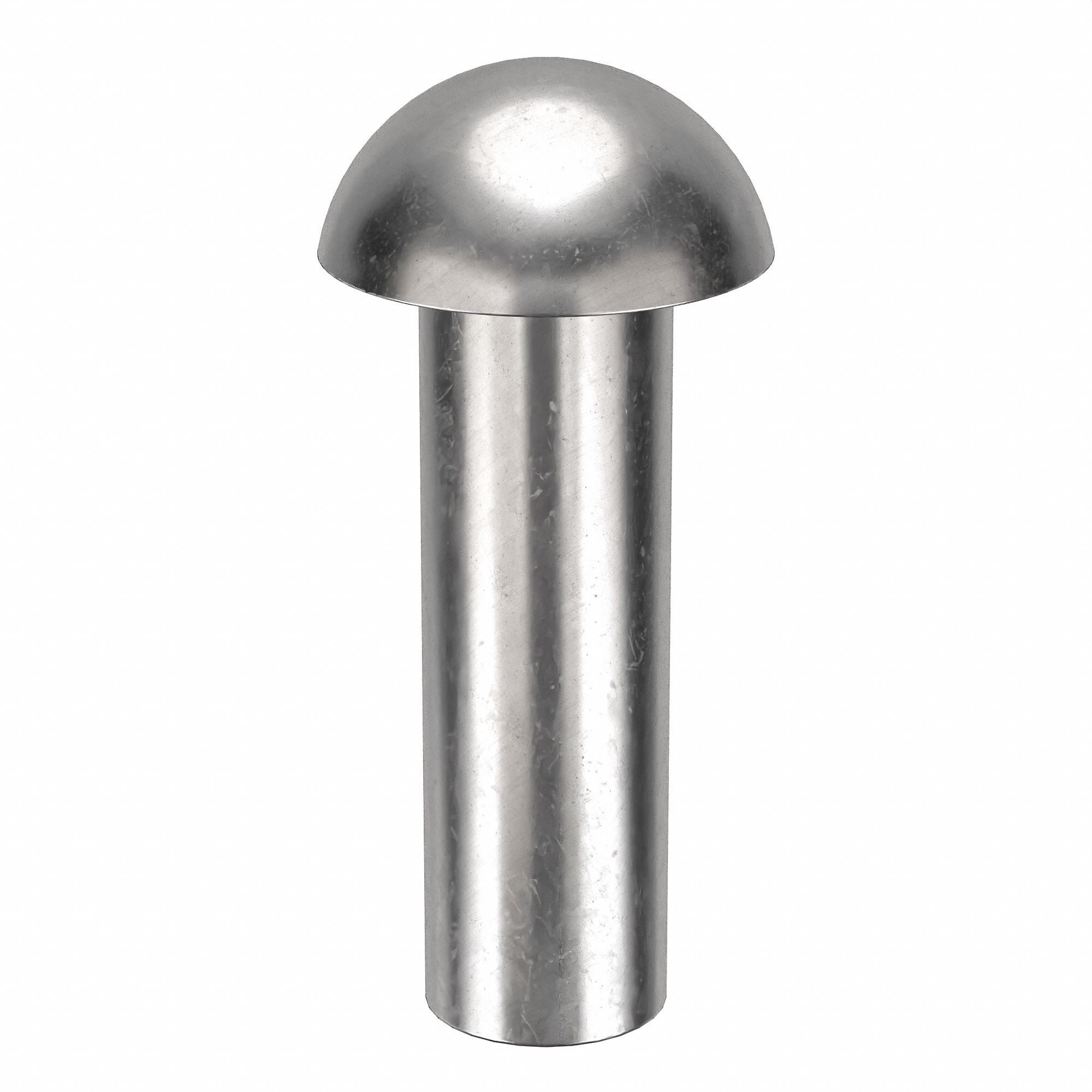 SOLID RIVET, INCH, DOME, 0.1562 IN SHANK DIA, 39/64 IN OVERALL L, 300 STAINLESS STEEL, 100 PK