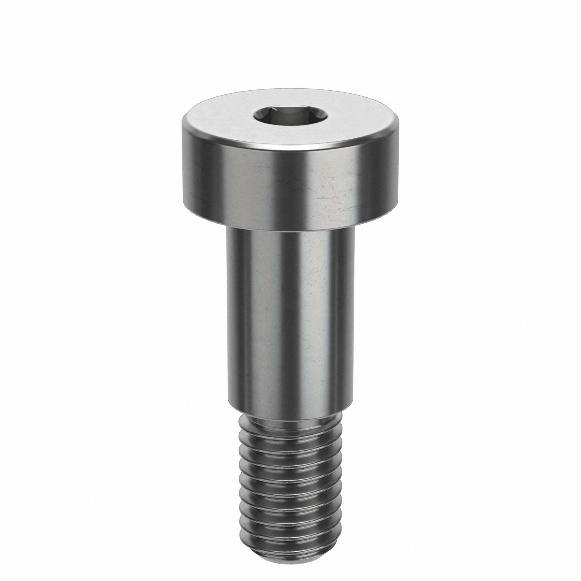 Shoulder Screw: Precision, M10-1.5 Thr Size, 16 mm Thr Lg, 20 mm Shoulder Lg, Std, Plain, 5 PK