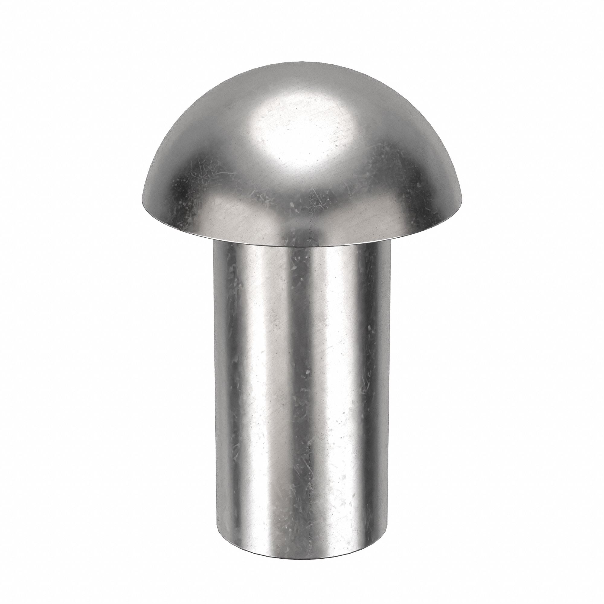 SOLID RIVET, INCH, DOME, 0.1875 IN SHANK DIA, 33/64 IN OVERALL L, 300 STAINLESS STEEL, 100 PK