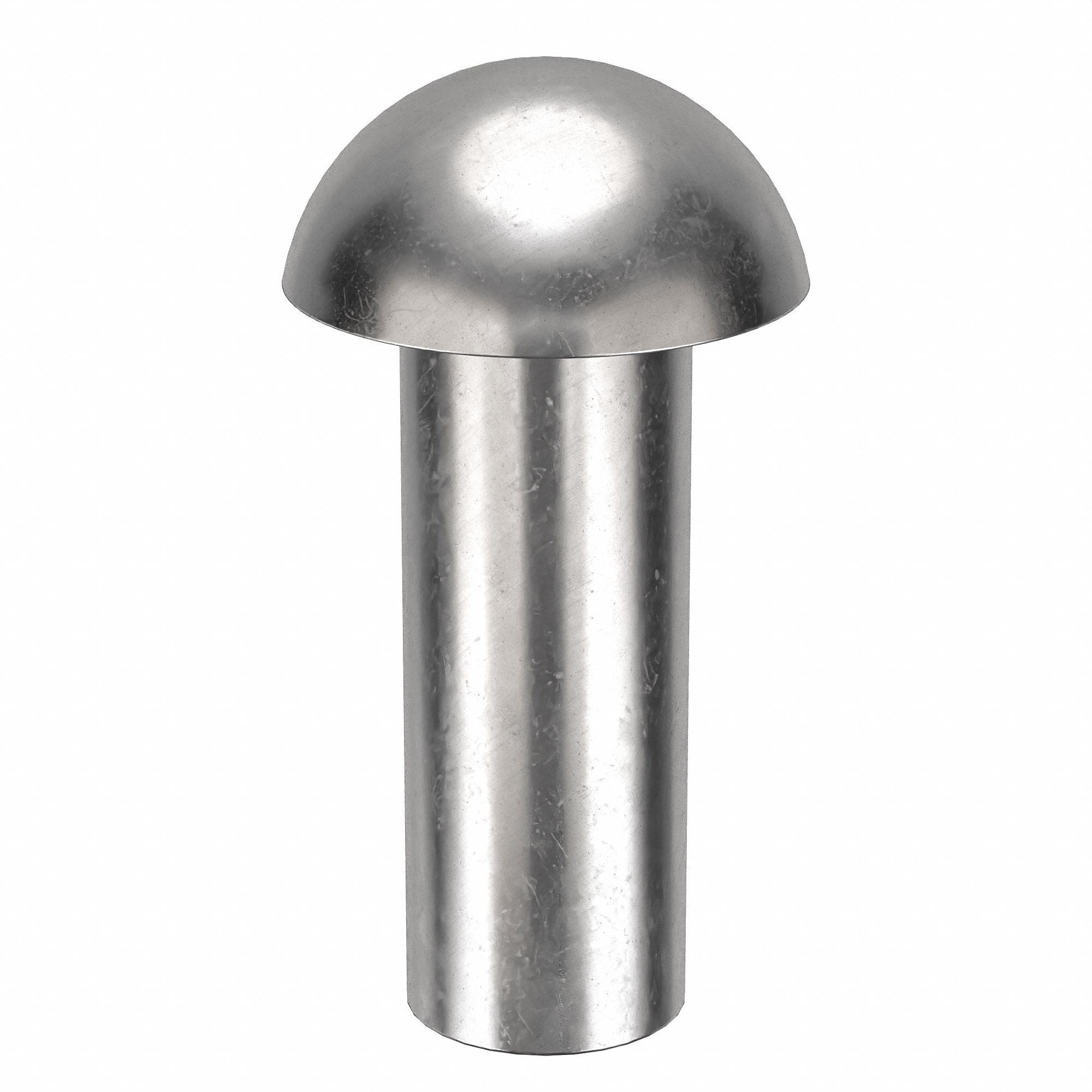 SOLID RIVET, INCH, DOME, 0.1875 IN SHANK DIA, 1 39/64 IN OVERALL L, 300 STAINLESS STEEL, 50 PK