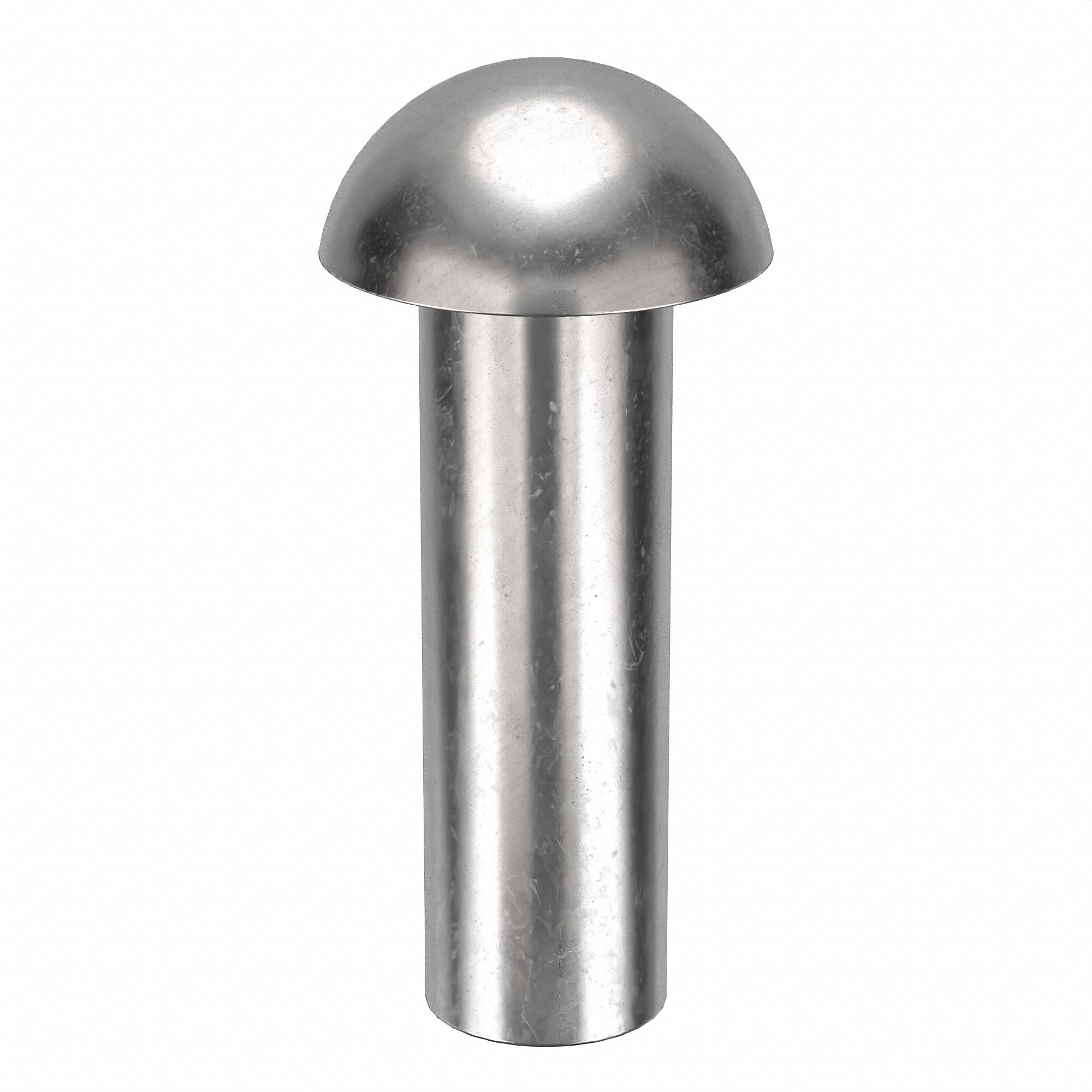 SOLID RIVET, INCH, DOME, 0.3125 IN SHANK DIA, 1 15/64 IN OVERALL L, 300 STAINLESS STEEL, 10 PK
