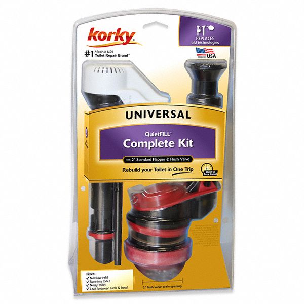KORKY Flapper Fits Universal Fit Brand, For Universal Fit, 8 1/2 in x