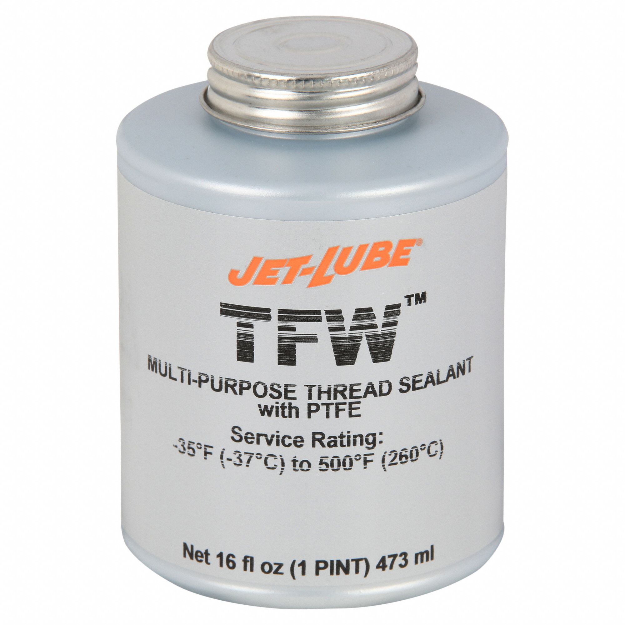 JETLUBE, V2, 8 fl oz, Pipe Thread Sealant 6KWD435502 Grainger