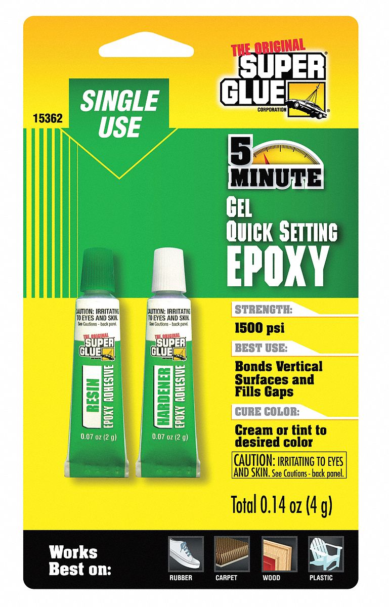 Flexcoat 5 Minute Epoxy Glue, Fast Setting Epoxy Glue