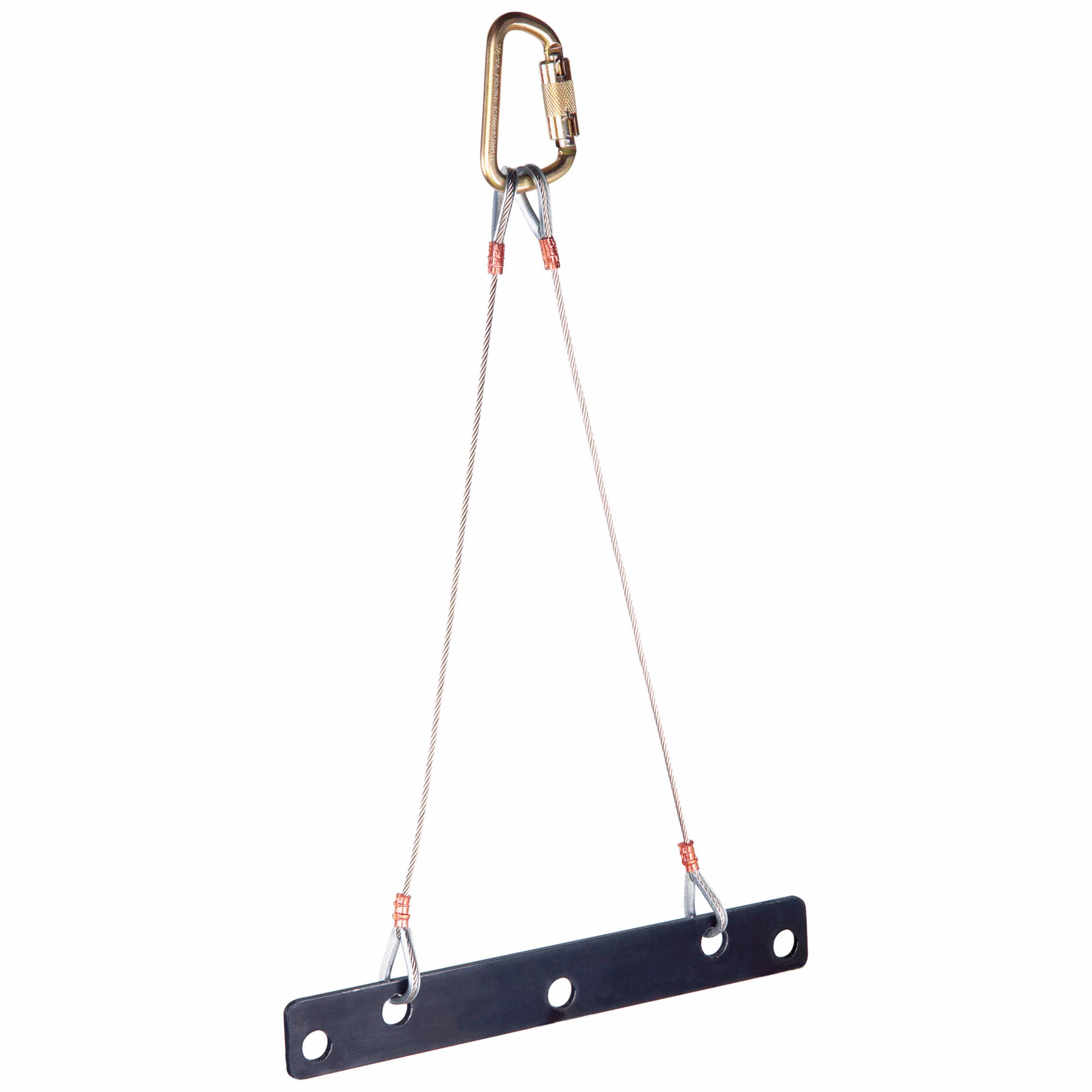 MOUNTING PLATE, LADDER HANGER ASSEMBLY, BLACK/SILVER, ALUMINUM, 310 LB CAPACITY