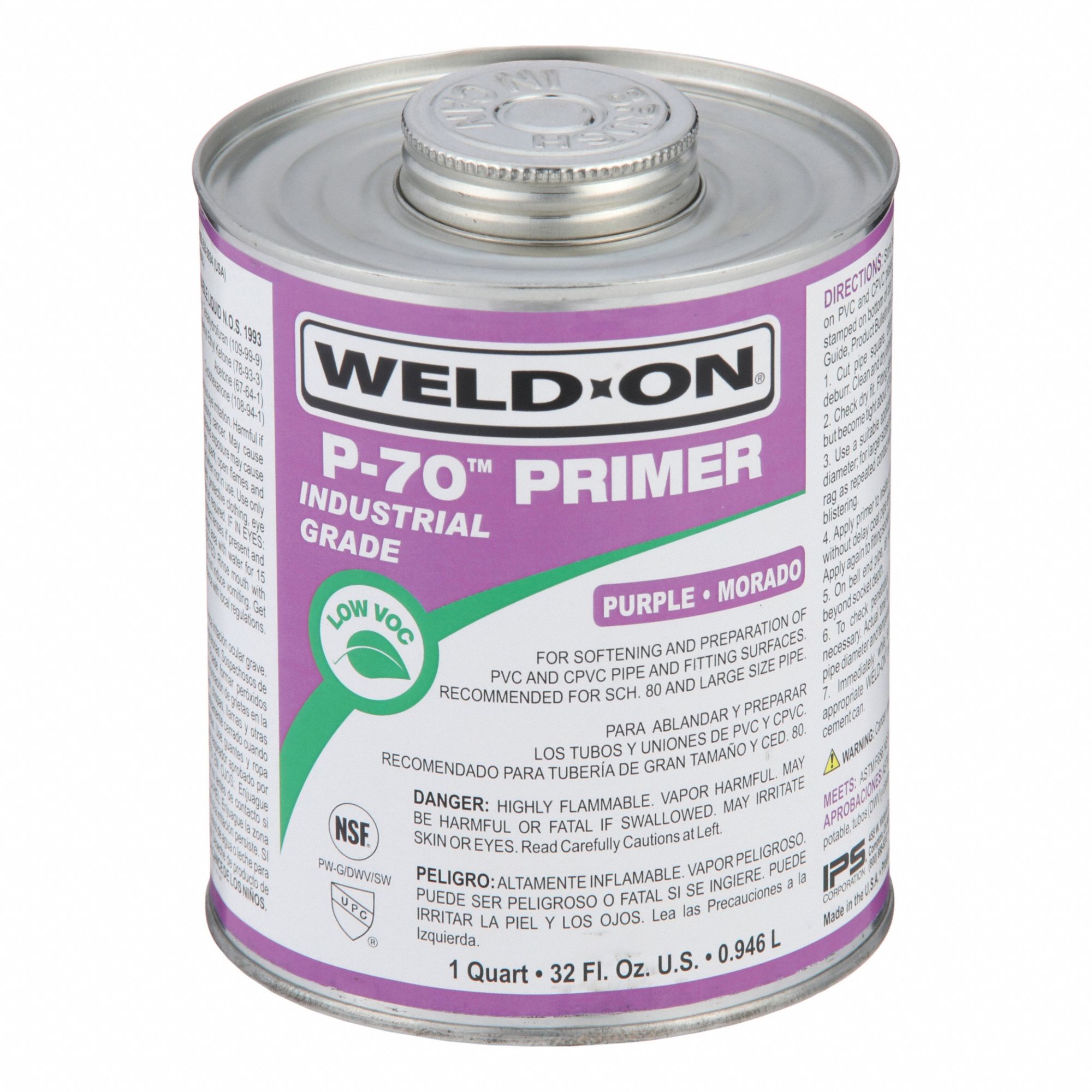 Primer: P-70, 32 oz, Can, Purple