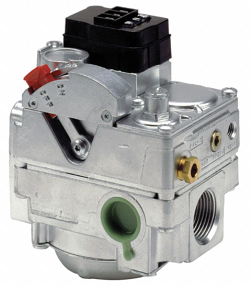 GAS VALVE, DIRECT SPARK/HOT SURFACE IGNITION/INTERMITTENT PILOT, DUAL STAGE, 150,000 BTUH