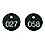 Numbered Tags,1-1/8In,Round,1-100,PK100