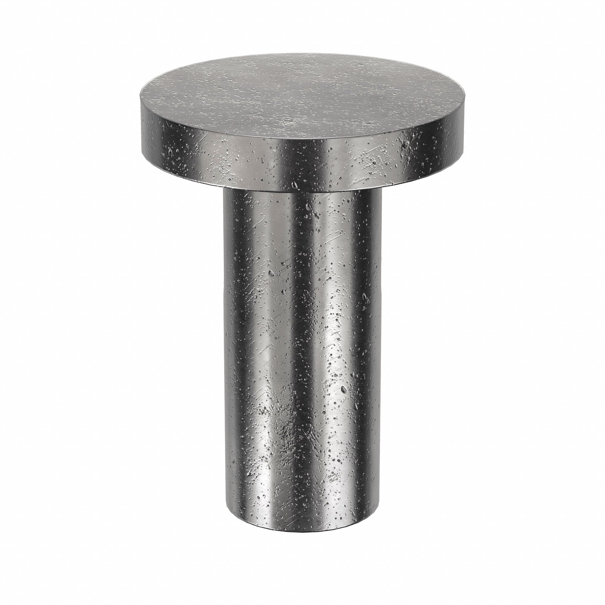 Inch, Flat, Solid Rivet,3/4 in L,Flat,PK35 - 6KY60|411012