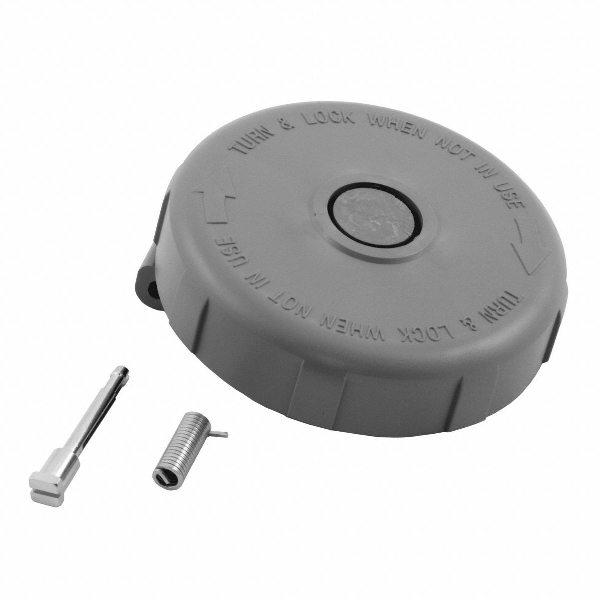 ENS COUVERCLE ETANCHE, GRIS, 5,6 PO LO