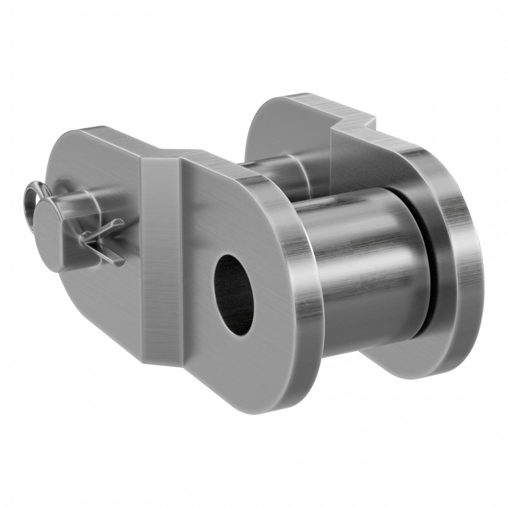 Offset Link: For Stainless Steel Roller Chains, 50, Single Strand, 5/8 in Pitch, Plain, 5 PK