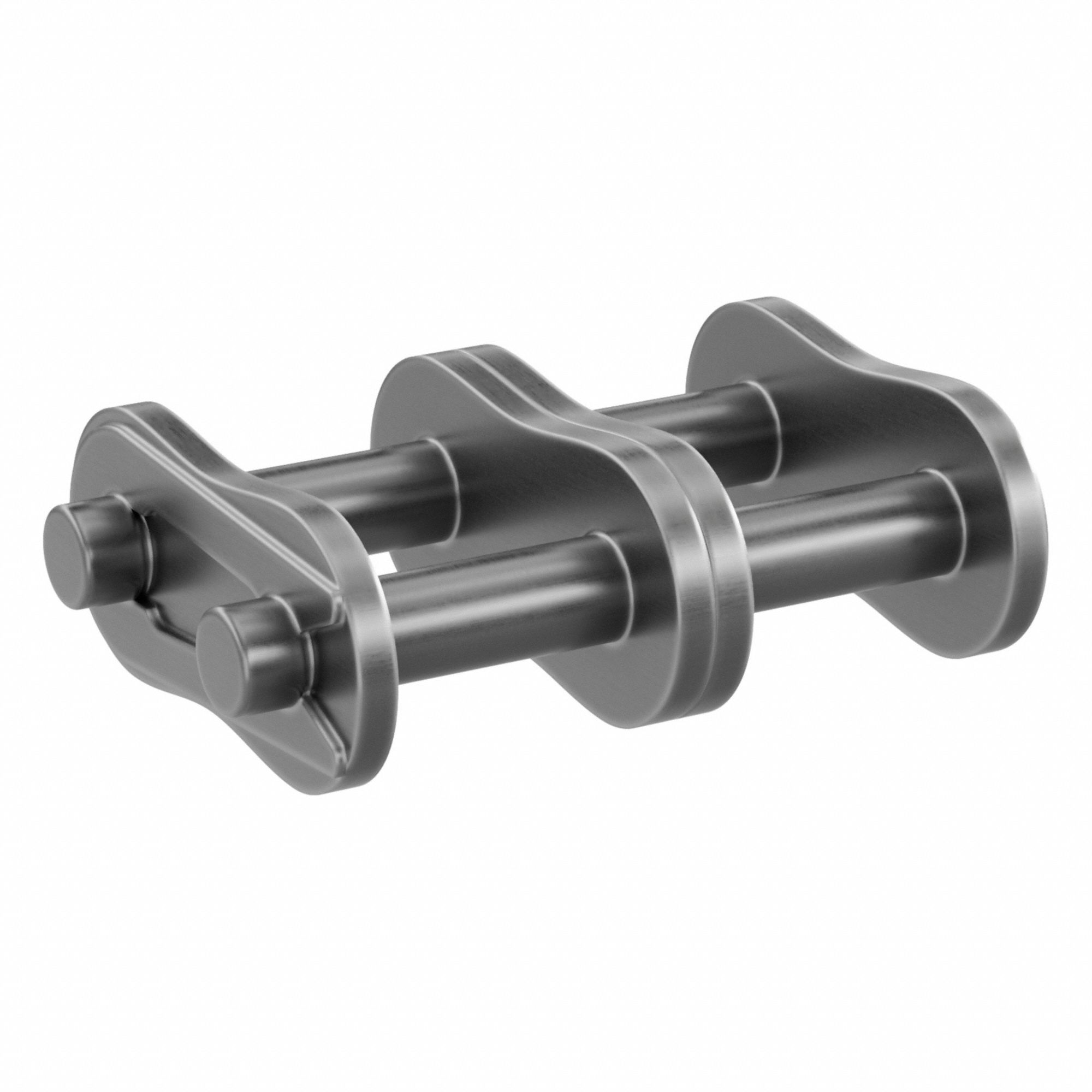 Connecting Link: For Std Roller Chains, 40, Double Strand, 1/2 in Pitch, Steel, 5 PK