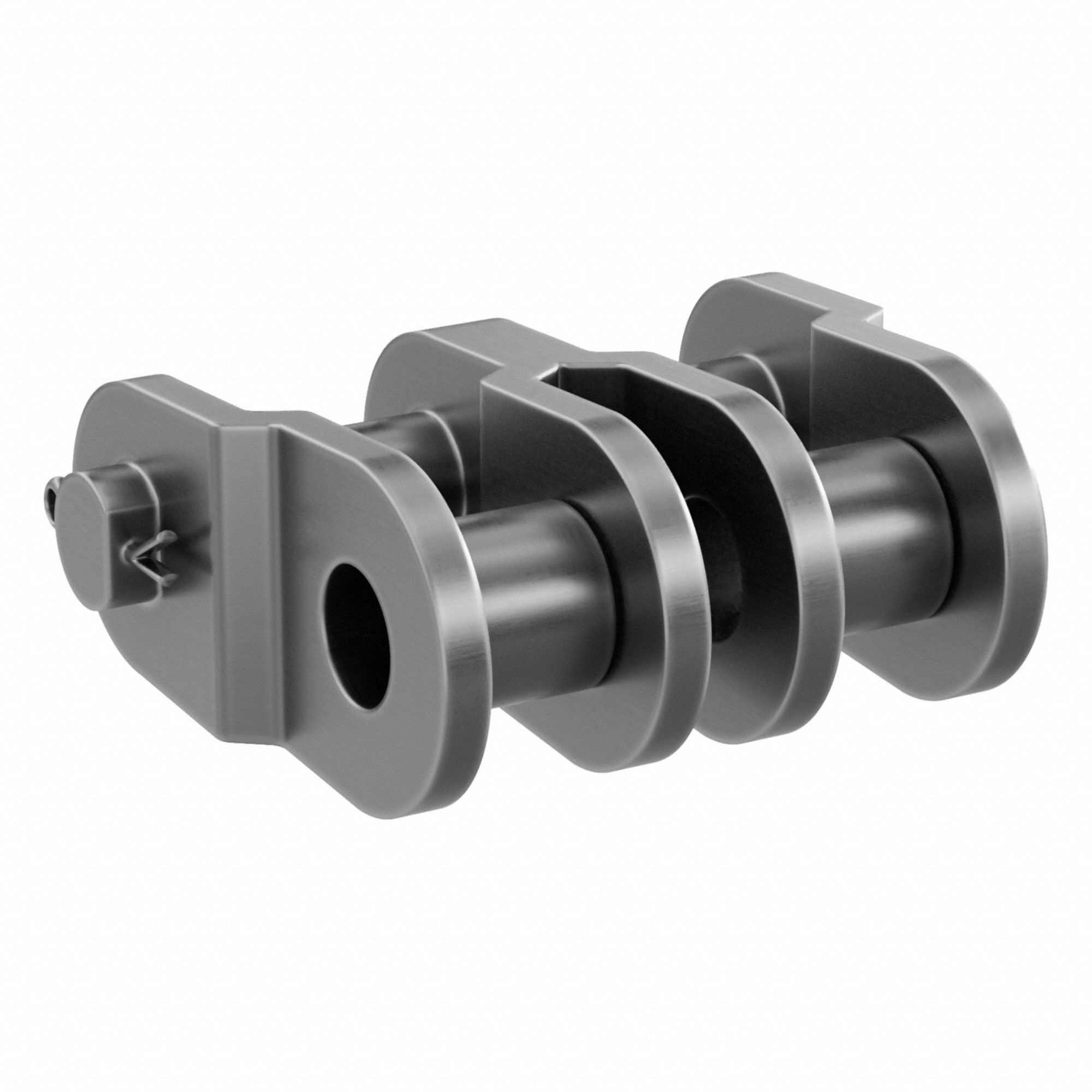 Offset Link: For Std Roller Chains, 35, Double Strand, 3/8 in Pitch, Steel, 5 PK