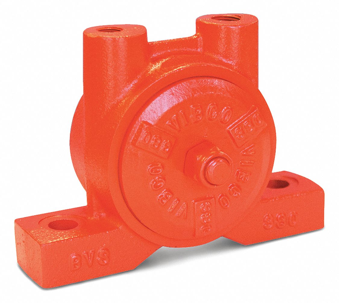 VIBCO Pneumatic Vibrator, 670 lb, 4500 vpm, 80psi 6L756BVS380