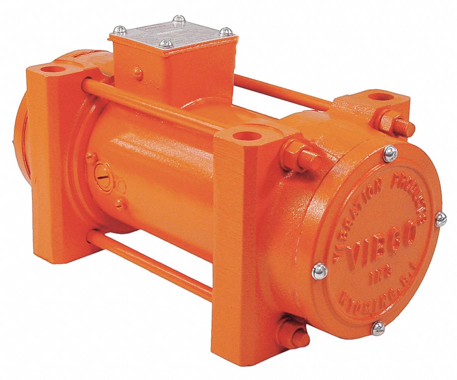 Electric Vibrator: DC Series, 3, 500 lbf, 12V DC, 32 A, 5, 000 vpm, 10, 000 lb Bin Wt Capacity
