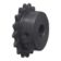 Single Strand Sprocket: 35, For 3/8 in Chain Pitch, 1/2 in Bore Dia, 10 Teeth, Steel