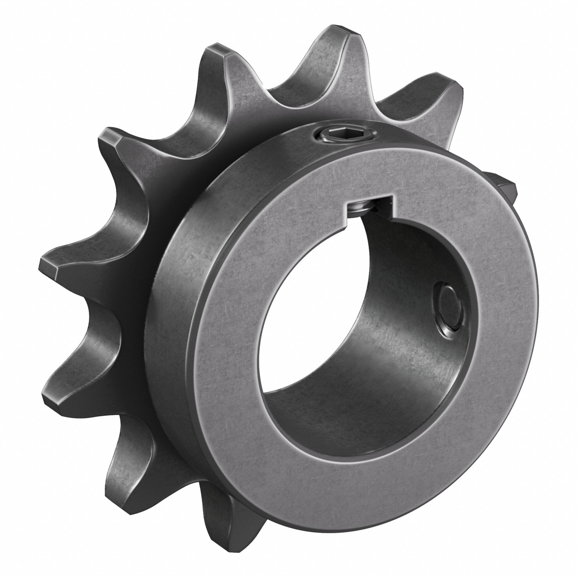 Single Strand Sprocket: 50, For 5/8 in Chain Pitch, 1 3/16 in Bore Dia, 12 Teeth, Steel