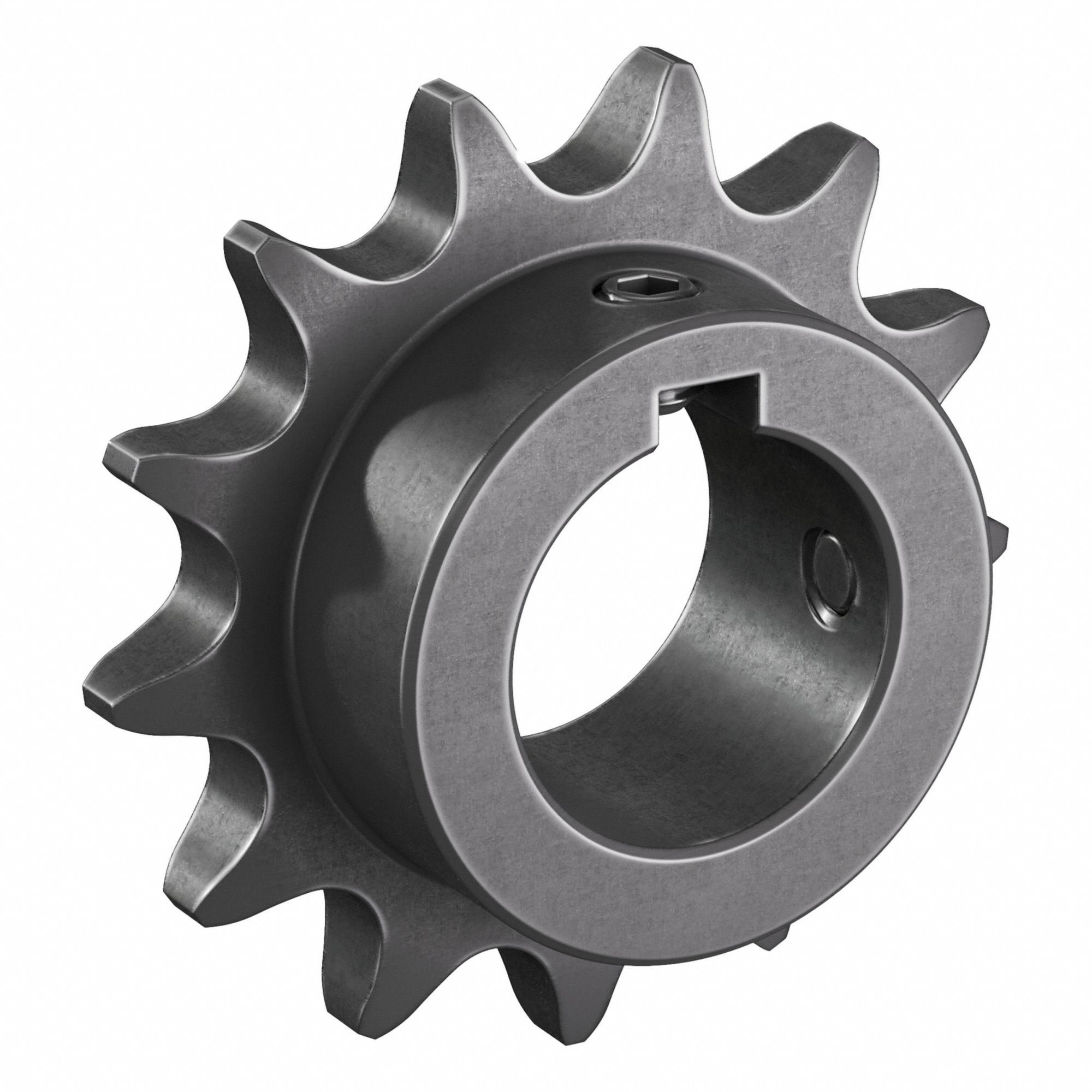 Single Strand Sprocket: 50, For 5/8 in Chain Pitch, 1 3/16 in Bore Dia, 13 Teeth, Steel