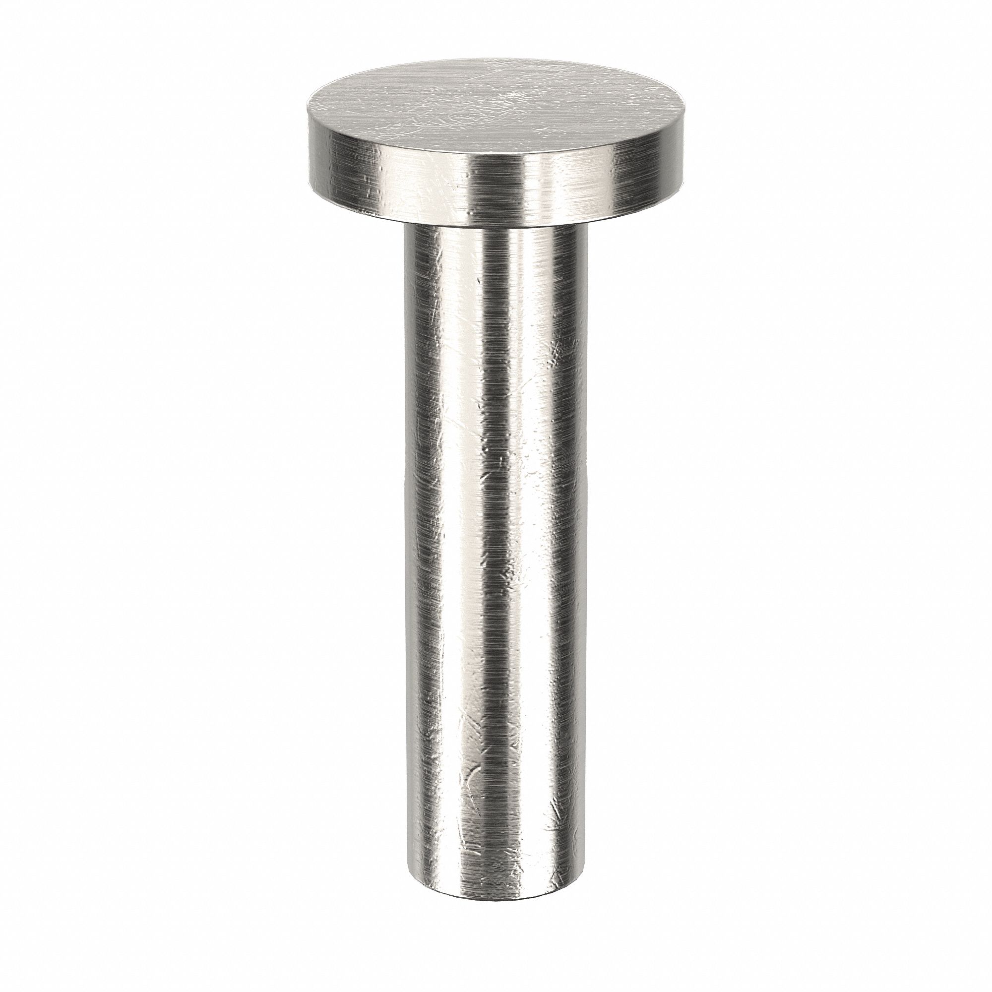 Solid Rivet, 1/4 in L, Flat, PK1000: Inch, Flat, 0.0625 in Shank Dia, 9/32 in Overall Lg, 1, 000 PK