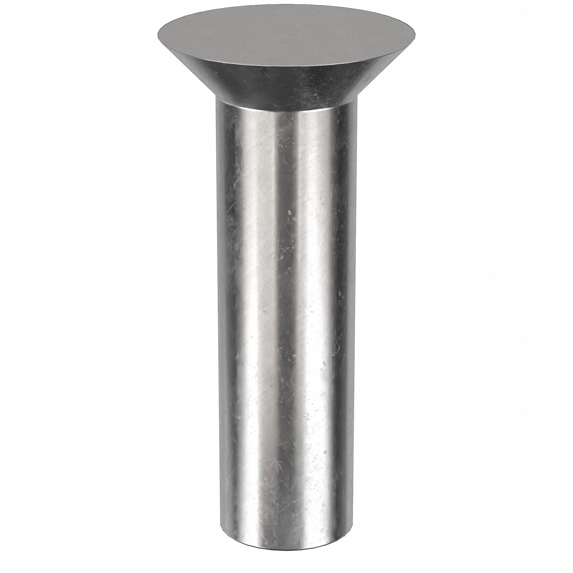 SOLID RIVET, INCH, COUNTERSUNK, 0.1875 IN SHANK DIA, 45/64 IN OVERALL L, STAINLESS STEEL, 50 PK