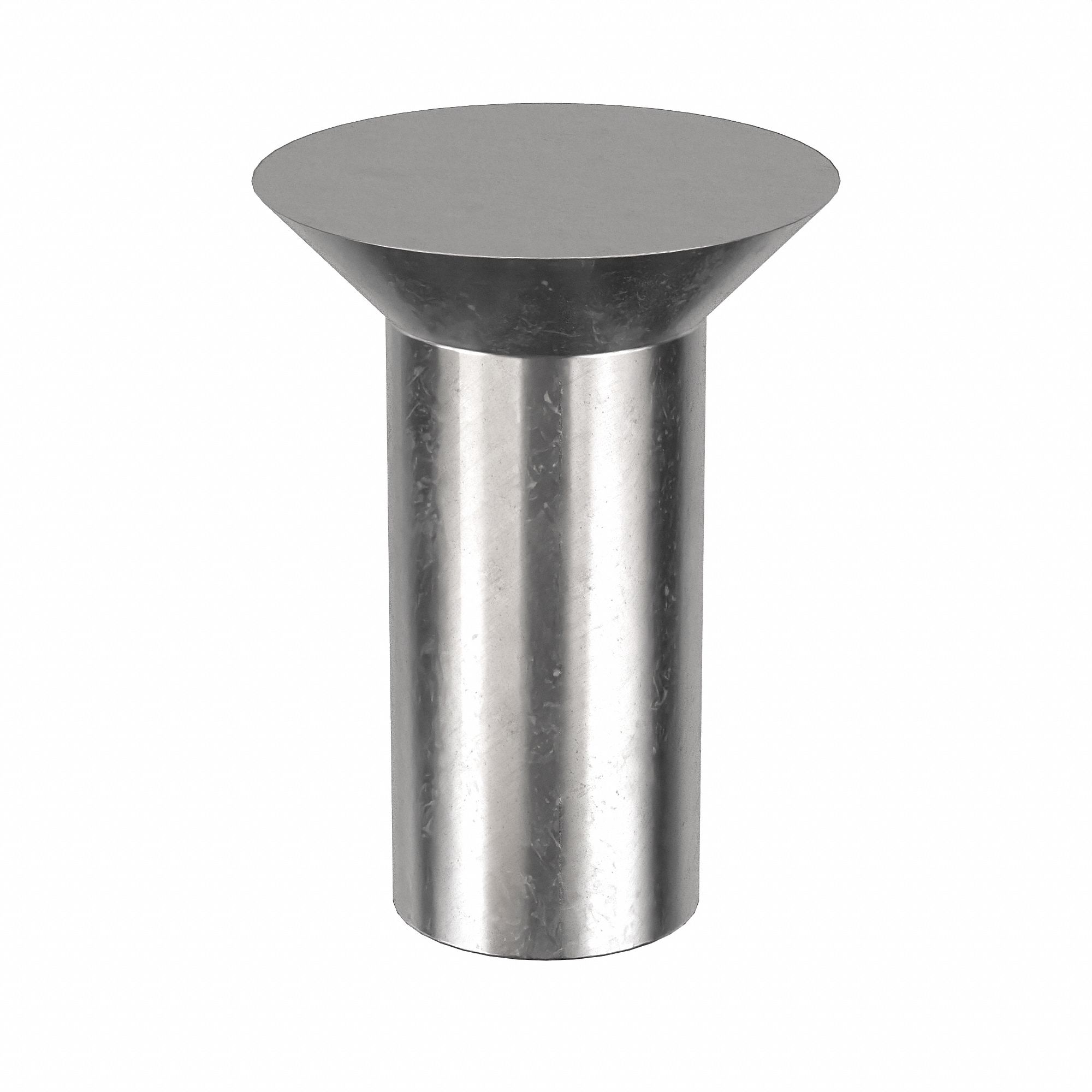 SOLID RIVET, INCH, COUNTERSUNK, ¼ IN SHANK DIA, 39/64 IN OVERALL L, 300 STAINLESS STEEL, 50 PK