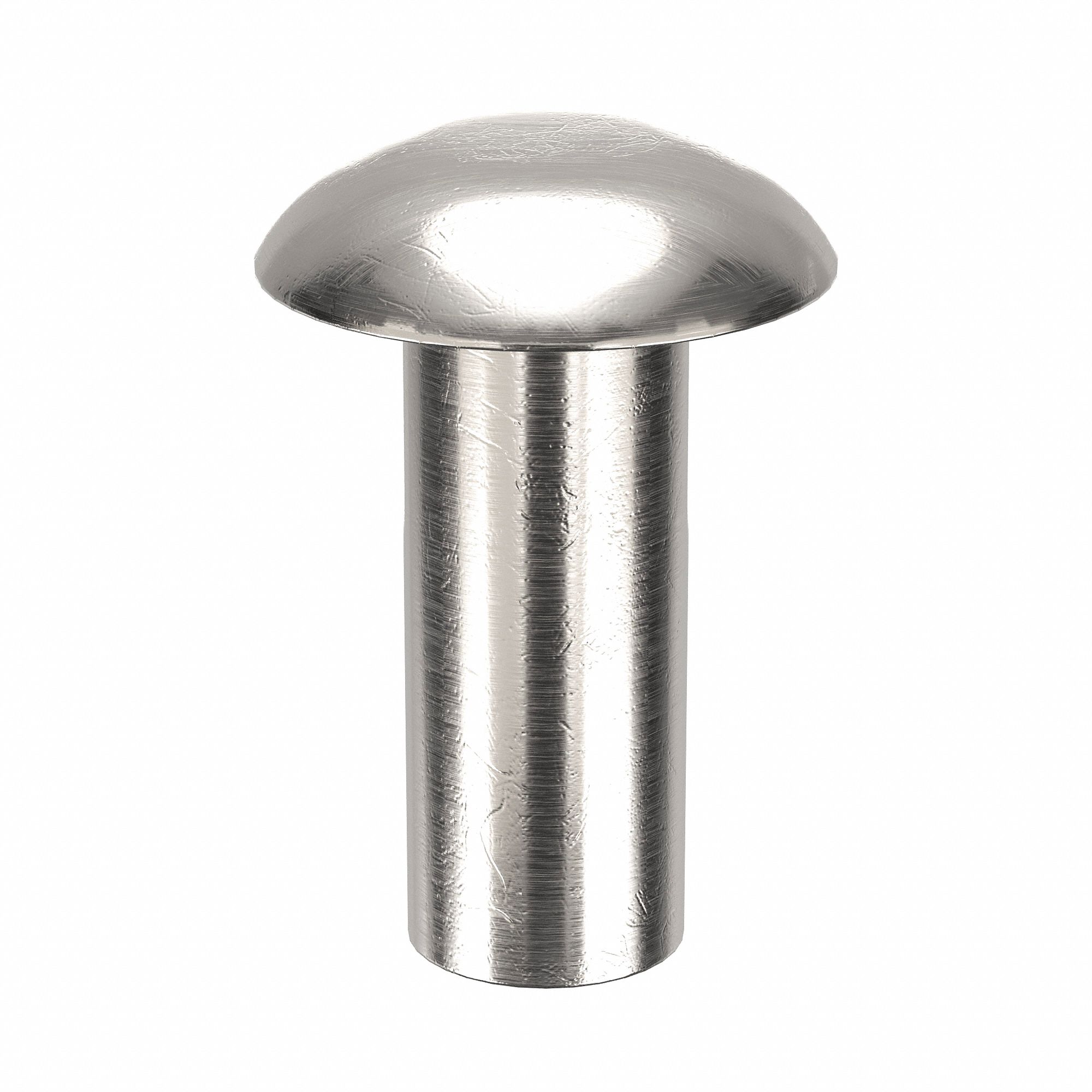 Solid Rivet, 5/8 in L, Universal, PK100: Inch, Universal, 0.251 in Shank Dia, Aluminum, 1100F, 100 PK