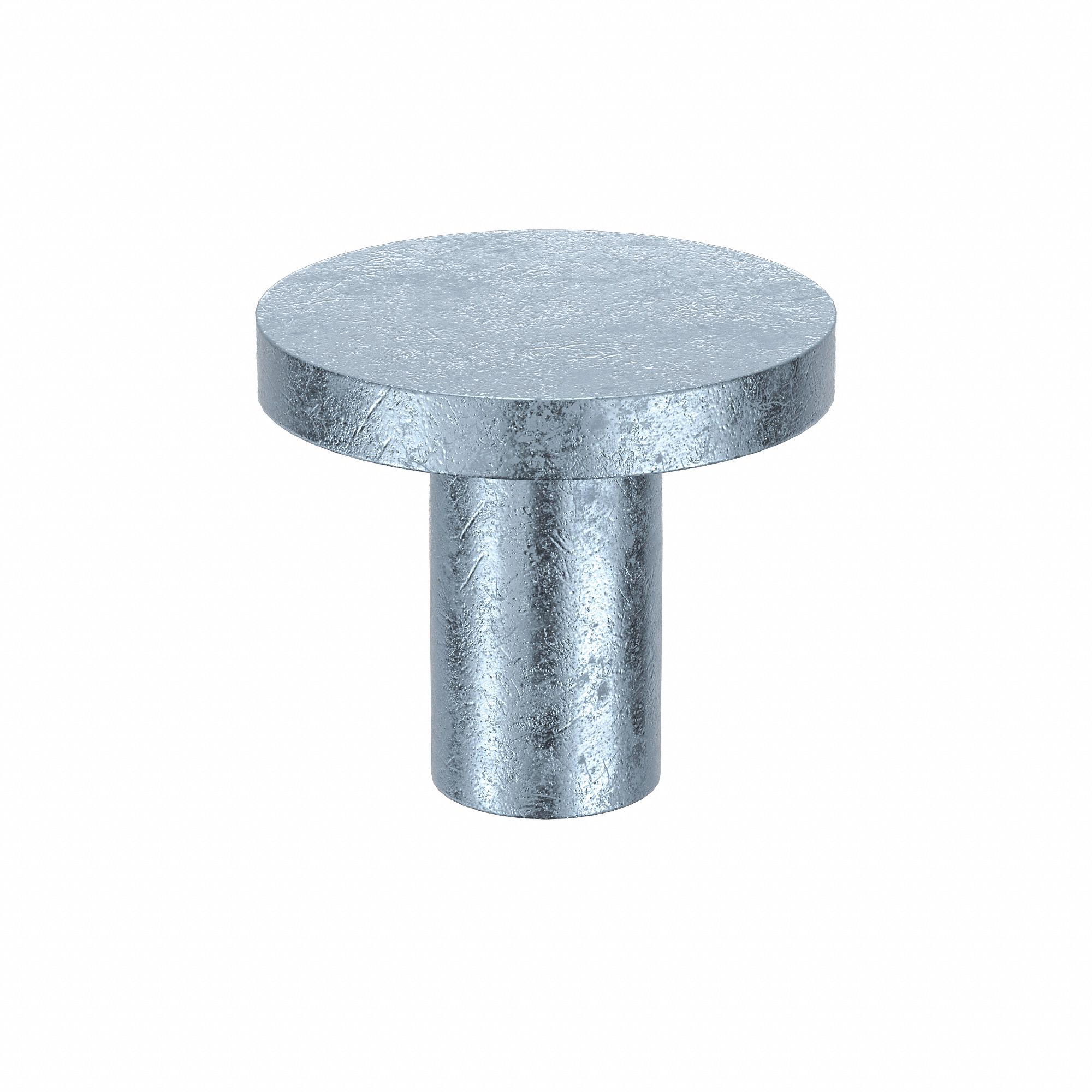 Solid Rivet, 5/32 in L, Flat, PK2000: Inch, Flat, 0.088 in Shank Dia, 3/16 in Overall Lg, 2, 000 PK