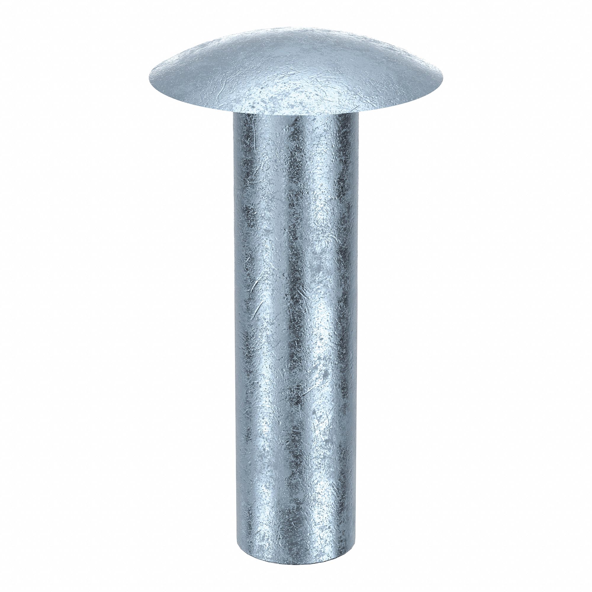 SOLID RIVET, INCH, DOME, 0.1875 IN SHANK DIA, 13/16 IN OVERALL L, STEEL, LOW CARBON, 130 PK