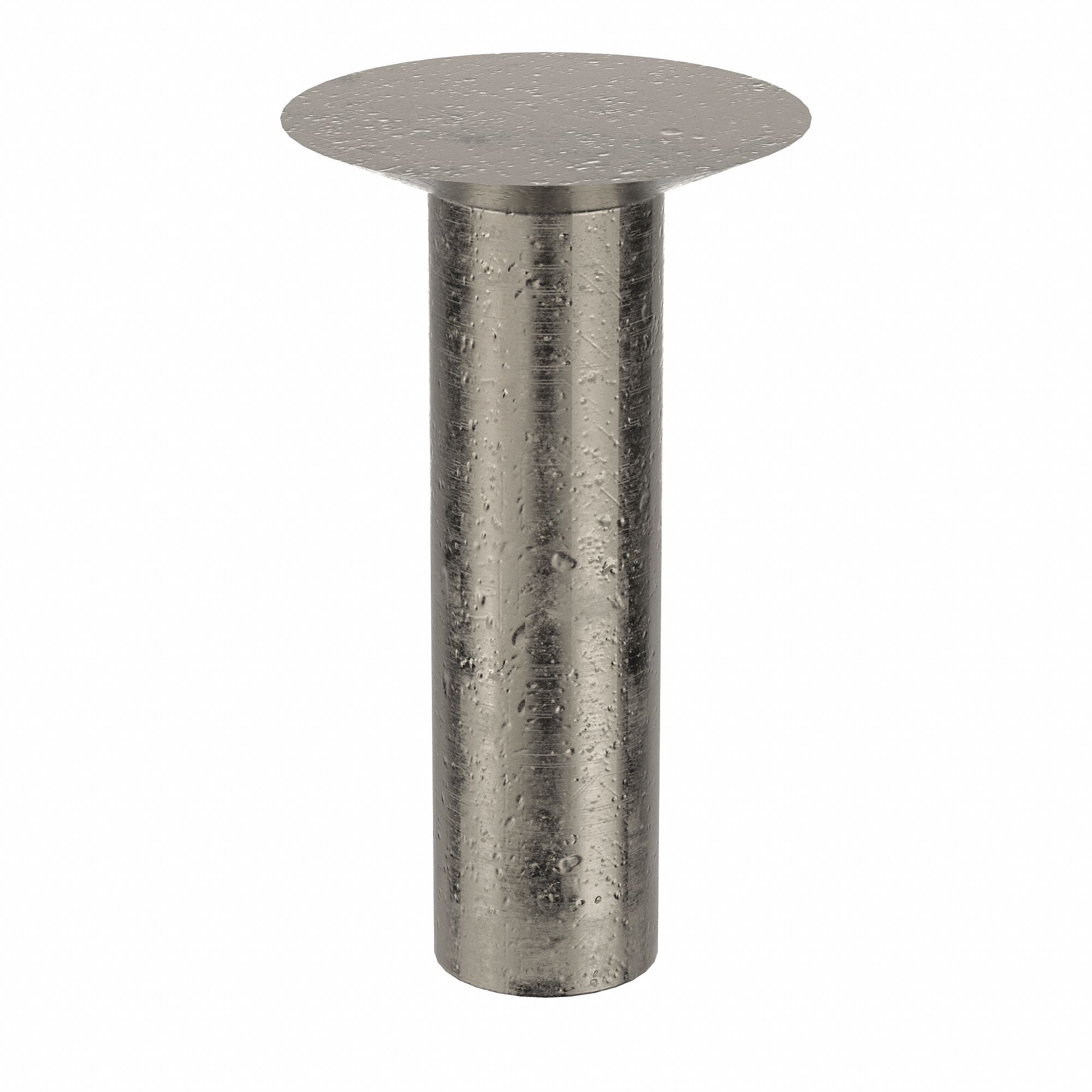 TUBULAR RIVET, INCH, TUBULAR RIVET, 0.143 IN SHANK DIA, 35/64 IN OVERALL L, STEEL, 100 PK