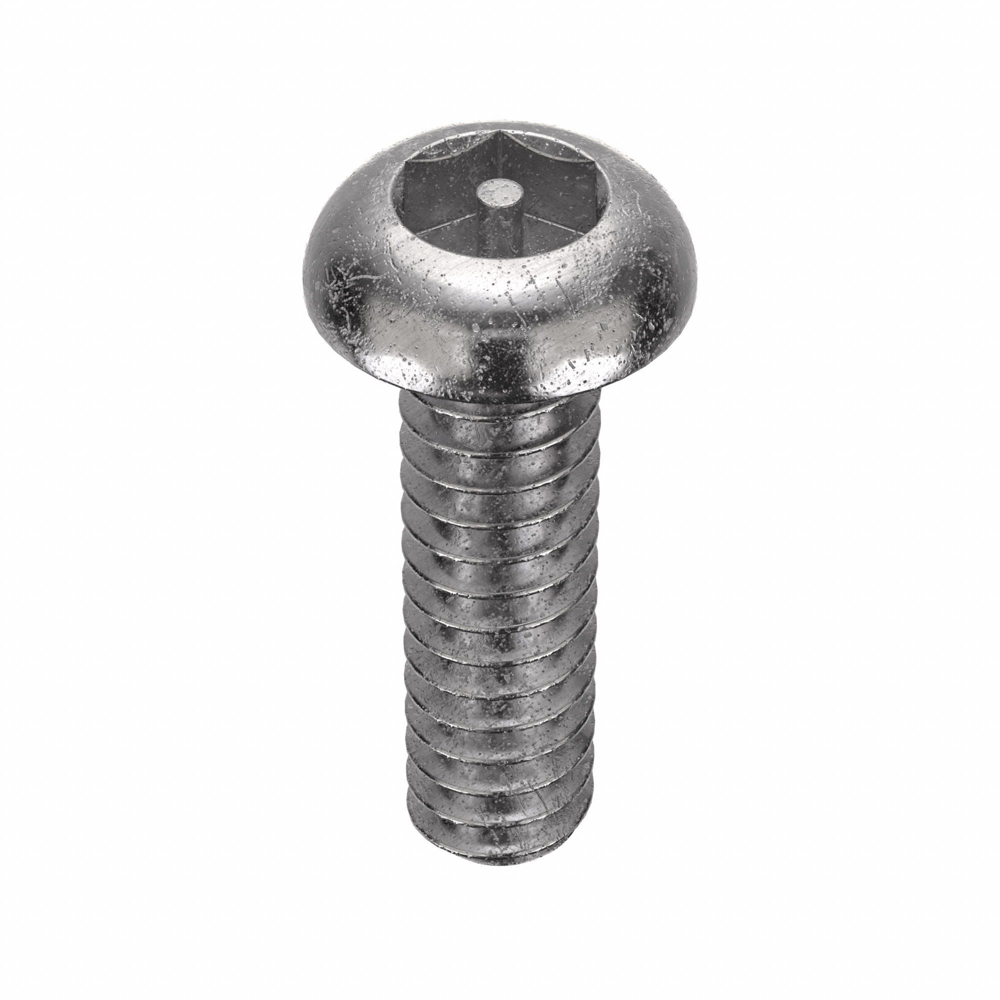 Mach Screw, Button, 6-32x1/2 L, PK25