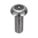 MACHINE SCREW, BUTTON, #8-32 THREAD SIZE, ½ IN L, 25 PK