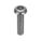 MACHINE SCREW, BUTTON, #8-32 THREAD SIZE, ¾ IN L, 25 PK