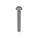 MACHINE SCREW, BUTTON, #8-32 THREAD SIZE, 1 1/2 IN L, 25 PK