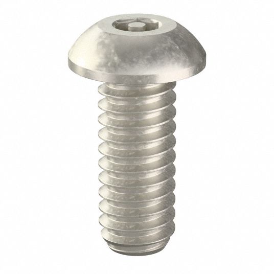 Mach Screw,Btn,1/4-20 x 5/8 L,PK10 - Grainger